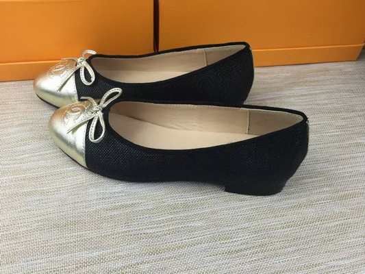 CHANEL Shallow mouth flat shoes Women--151